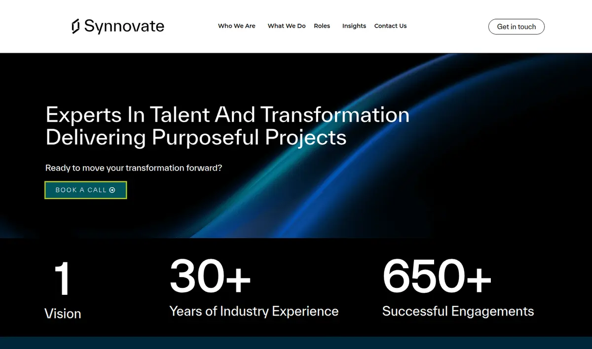 Synnovate website preview screenshot